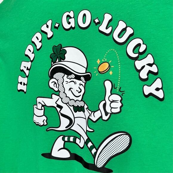Way To Celebrate Boys Kids Short Sleeve Green St. Patrick’s Day Tee. 14-16 Husky - Picture 5 of 9